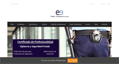 Desktop Screenshot of elcanoformacion.es