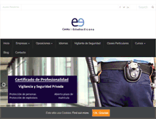 Tablet Screenshot of elcanoformacion.es